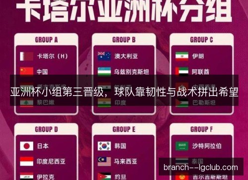 亚洲杯小组第三晋级,球队靠韧性与战术拼出希望 亚洲杯小组第三晋级,球队靠韧性与战术拼出希望